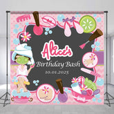 Lofaris Custom Name Makeup Birthday Bash Backdrop For Girl